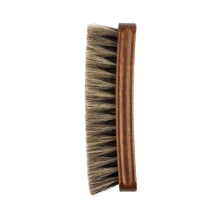 Shoe Brush Horsehair Dark 1 Piece
