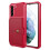 Samsung Galaxy S21 FE case with card holder red 1