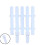 White PVC Garden Fence Panel Decorative 20 inch 2