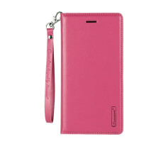 Hanman Wallet Case for iPhone 8 Plus Rose Red