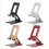 Aluminum mobile phone stand silver foldable 1