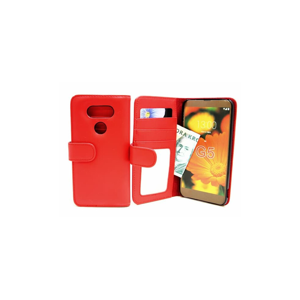 Wallet Case For Lg G5 And G5 Se (H850/H840) Red 962029693406