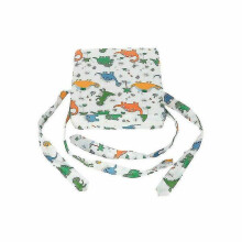 Child booster seat cushion white dinosaur 1 piece