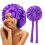 Satin Bonnet for Sleep Double-Layered with Ties Sapphire 1