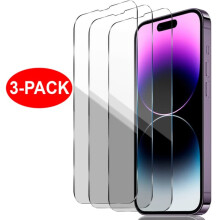 3er-Pack – Transparente Displayschutzfolie aus gehärtetem Glas, kompatibel mit iPhone 14