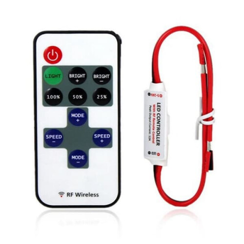 Interrupteur variateur sans fil RF 12 V pour mini LED