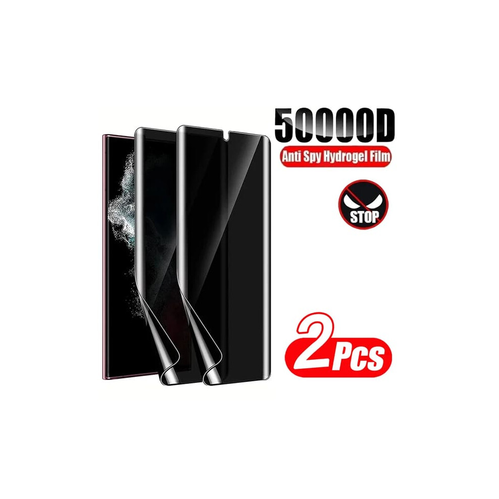 Anti-Spy Hydrogel Screen Protector For Samsung Phones 2 Pcs 962029700371