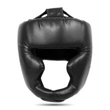 Boxing Helmet Taekwondo Head Guard Adult Black