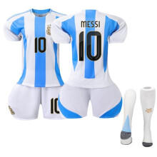 Argentina football shirt set with Messi number 10