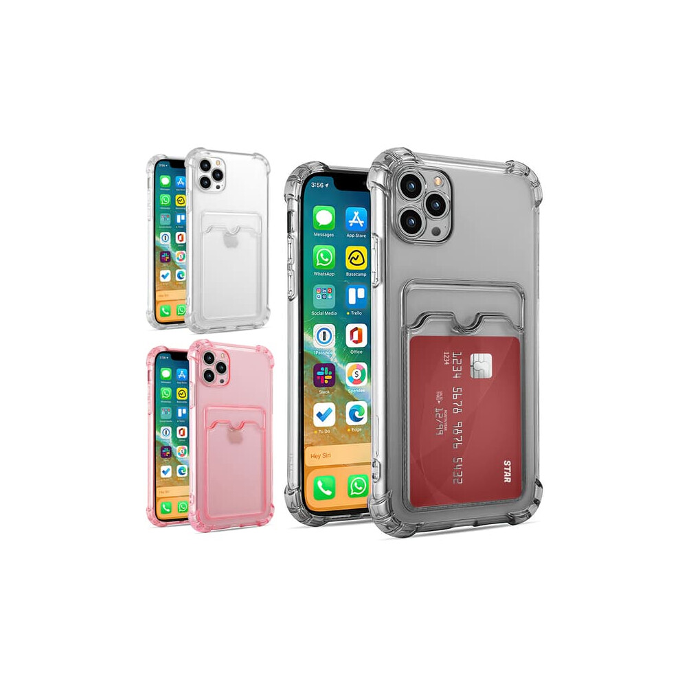 Iphone 14 Pro Case With Card Slot And Transparent Protection 962029688891