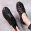 OAVQHLG3B Γυναικεία Σανδάλια Slip On για Καλοκαιρινό Στυλ, Κλειστά Δάχτυλα, Αναπνέοντα 2