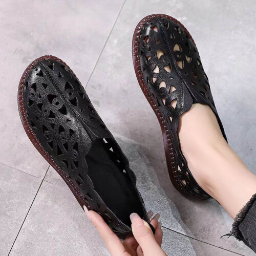 OAVQHLG3B Γυναικεία Σανδάλια Slip On για Καλοκαιρινό Στυλ, Κλειστά Δάχτυλα, Αναπνέοντα 1