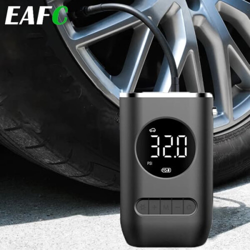 Electric Bicycle Pump Portable Battery-Powered Air Pump
