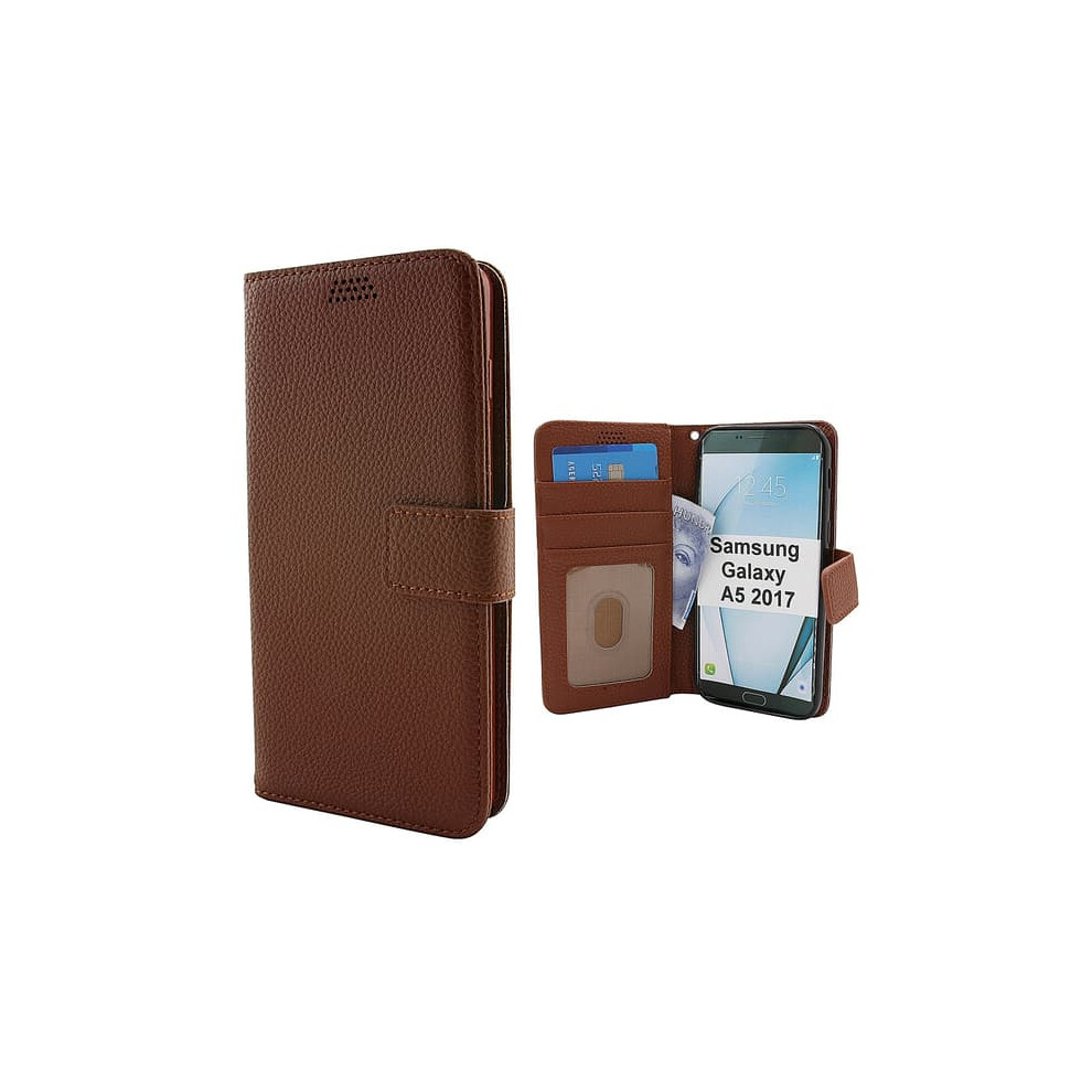 Stand Case Wallet For Samsung Galaxy A5 2017 A520f Brown 962029709022