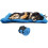 Dog Bed Blue Waterproof Foldable 90x60cm 1