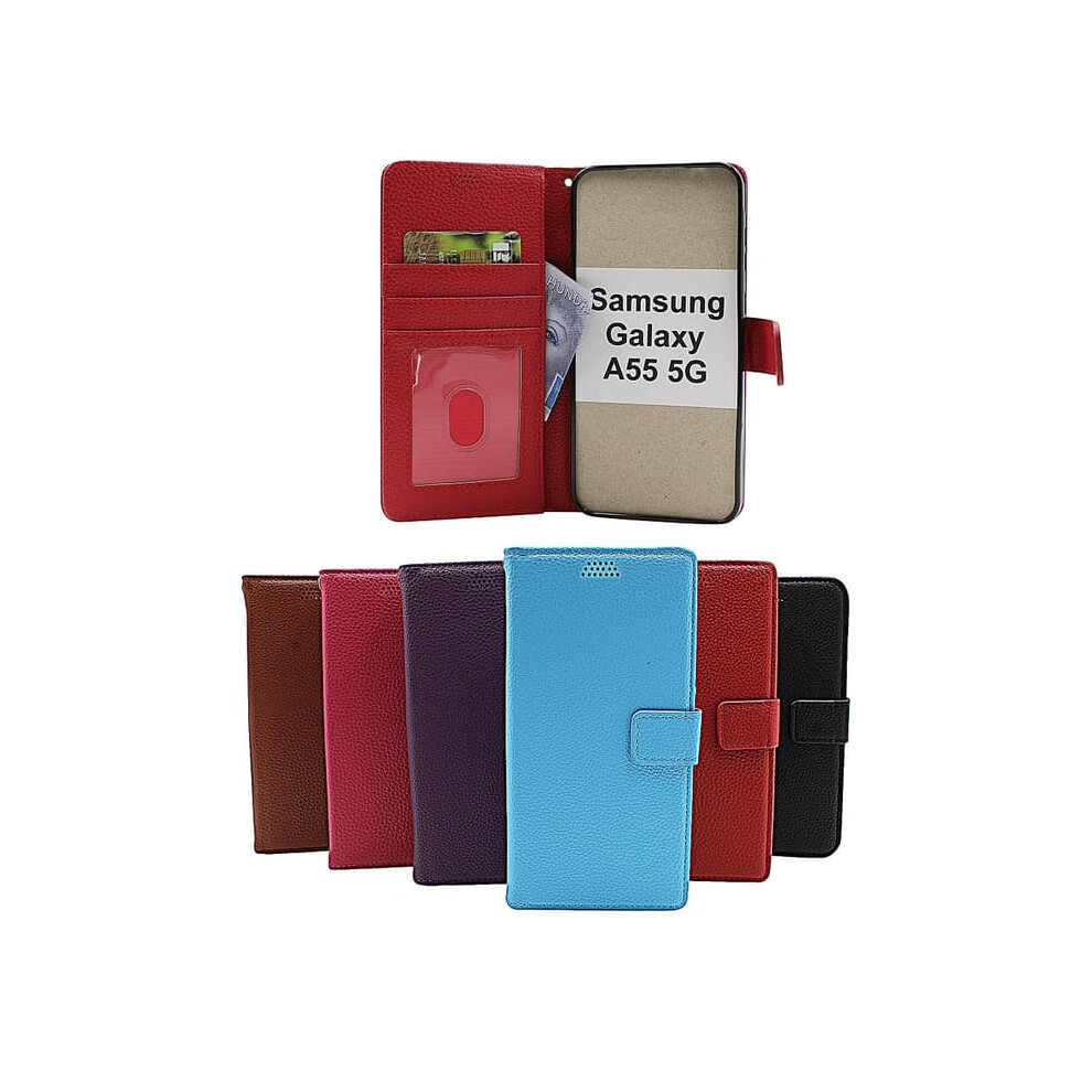 Stand Case Wallet For Samsung Galaxy A55 5G Brown 962029715146