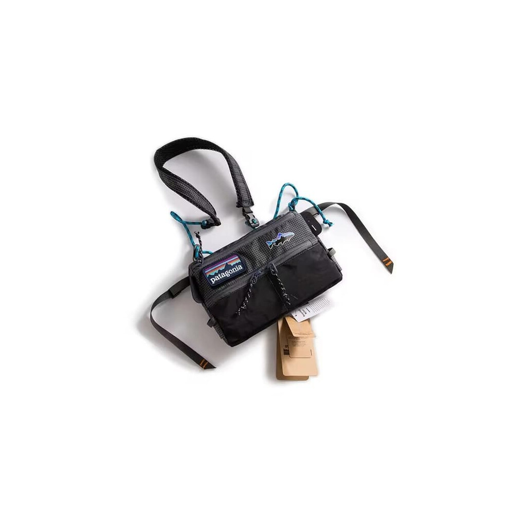 Men's Crossbody Chest Bag Waterproof 1Pc Black 962029380795
