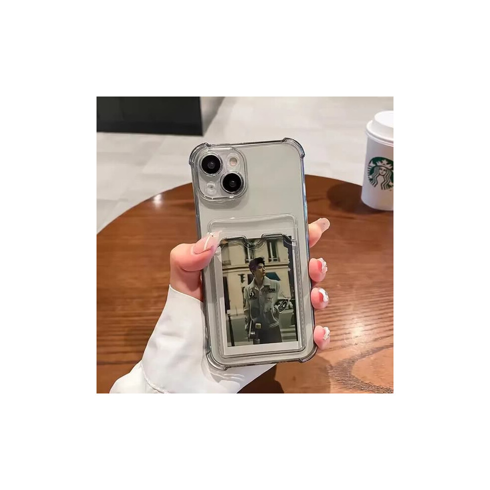 Transparent Shockproof Wallet Phone Case For Iphone 16 To 7 962125885767