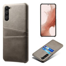 KSQ Galaxy S23 Plus case with 2 card slots grey