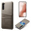 KSQ Galaxy S23 Plus case with 2 card slots grey 1