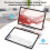 Samsung Galaxy Tab S8 Ultra/S8+/S7+ Case Gray with Pen 3