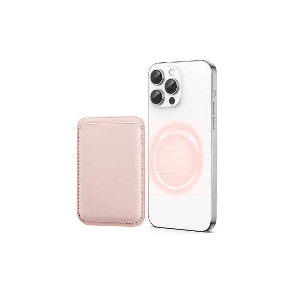 Magsafe Wallet For Iphone 14 And 15 Magnetic Leather Card 962029370192