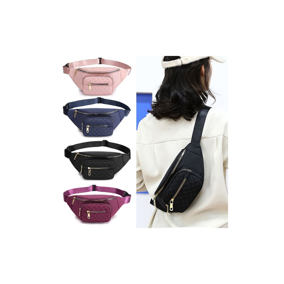 Chest Waist Shoulder Bag Black 962029708254