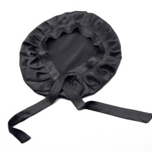 Silk Sleep Cap Black One Size