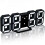 Digital Alarm Clock Black and White 1