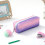 Canvas Pencil Case Glitter Purple 1 Pack 1