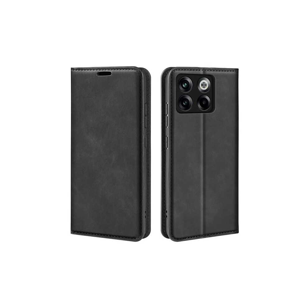 Skalo Oneplus 10T 5G Wallet Case Pu Leather Black 962029371076