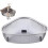 Sink strainer triangular stainless steel 1 piece 1