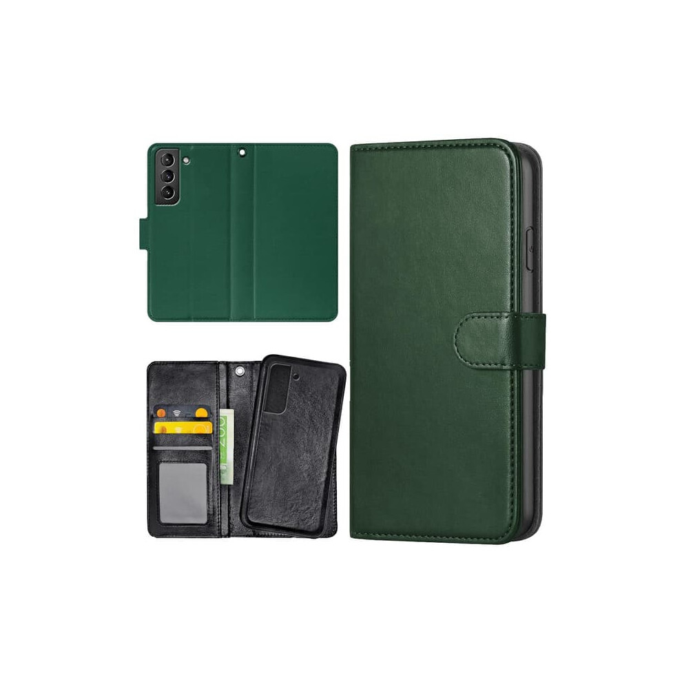 Wallet Case For Samsung Galaxy S21 Fe 5G Dark Green 962029372004