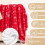 King Size Christmas Blanket Lightweight Fuzzy Soft Throw 6