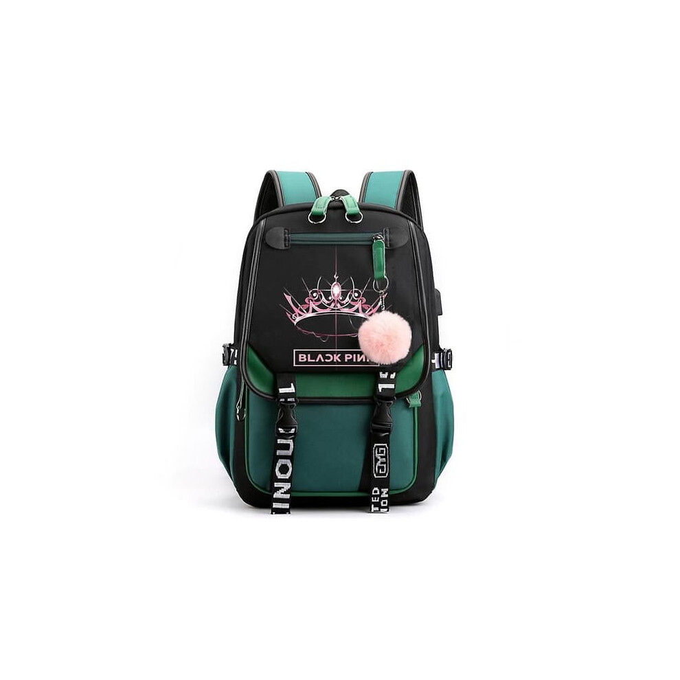 Blackpink backpack laptop bag with USB charging 1