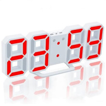 Digital Alarm Clock Red 1 Piece