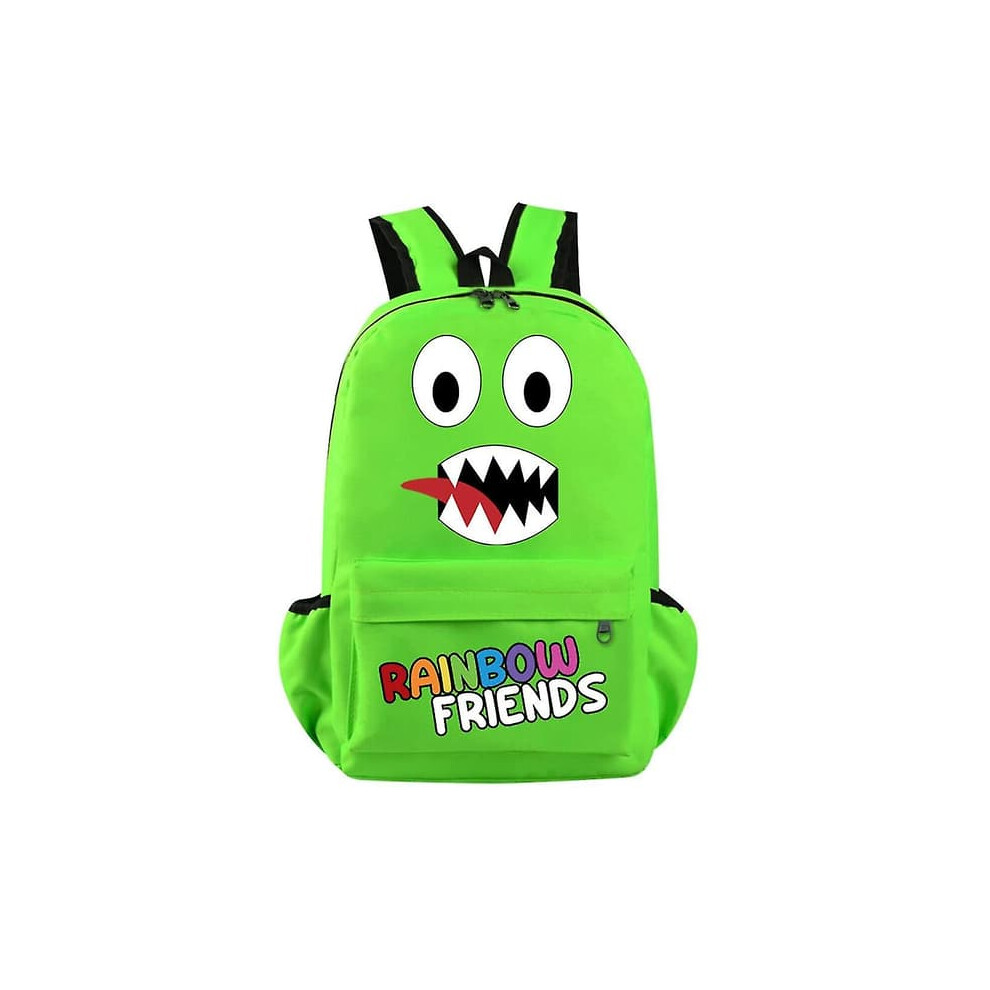 Roblox Rainbow Friends backpack for kids green large