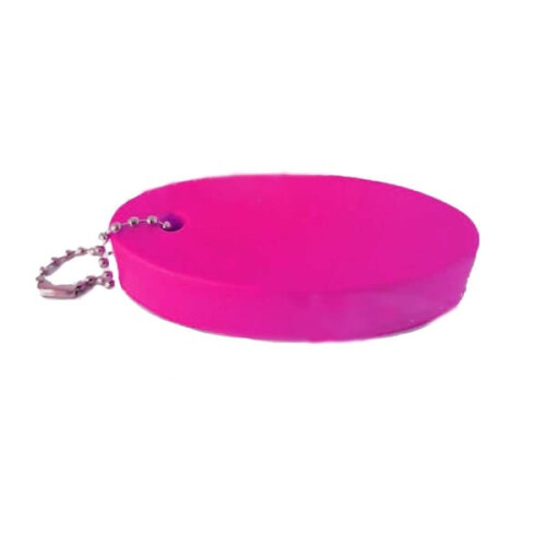 Floating keychain buoy rose red 1 piece