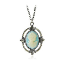 The Vampire Diaries ketting, Elena Gilbert ketting voor dames, filmjuwelen, Katherine Klaus Forbes blauwe stenen choker4