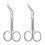 Ostomy Scissors Stainless Steel Blunt Tip 1 Pair 1