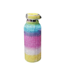 Diamond Rhinestone Stainless Steel Water Bottle 500ml