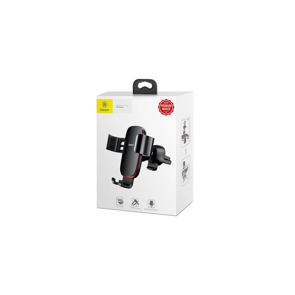 Baseus All Metal Gravity Car Phone Holder For Air Vent 962125899986
