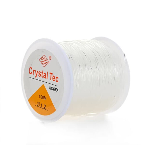 Elastic Cord String Transparent 1.2mm x 60m