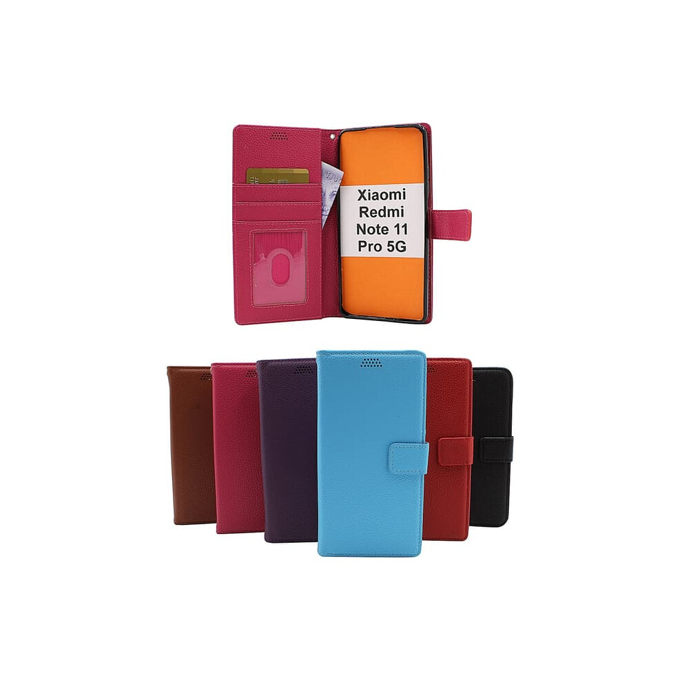 Stand Case Wallet For Xiaomi Redmi Note 11 Pro 5G Purple 962029372226