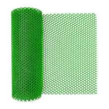 Green plastic garden fencing mesh durable for crafts