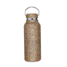 Diamond Rhinestone Stainless Steel Water Bottle 500ml