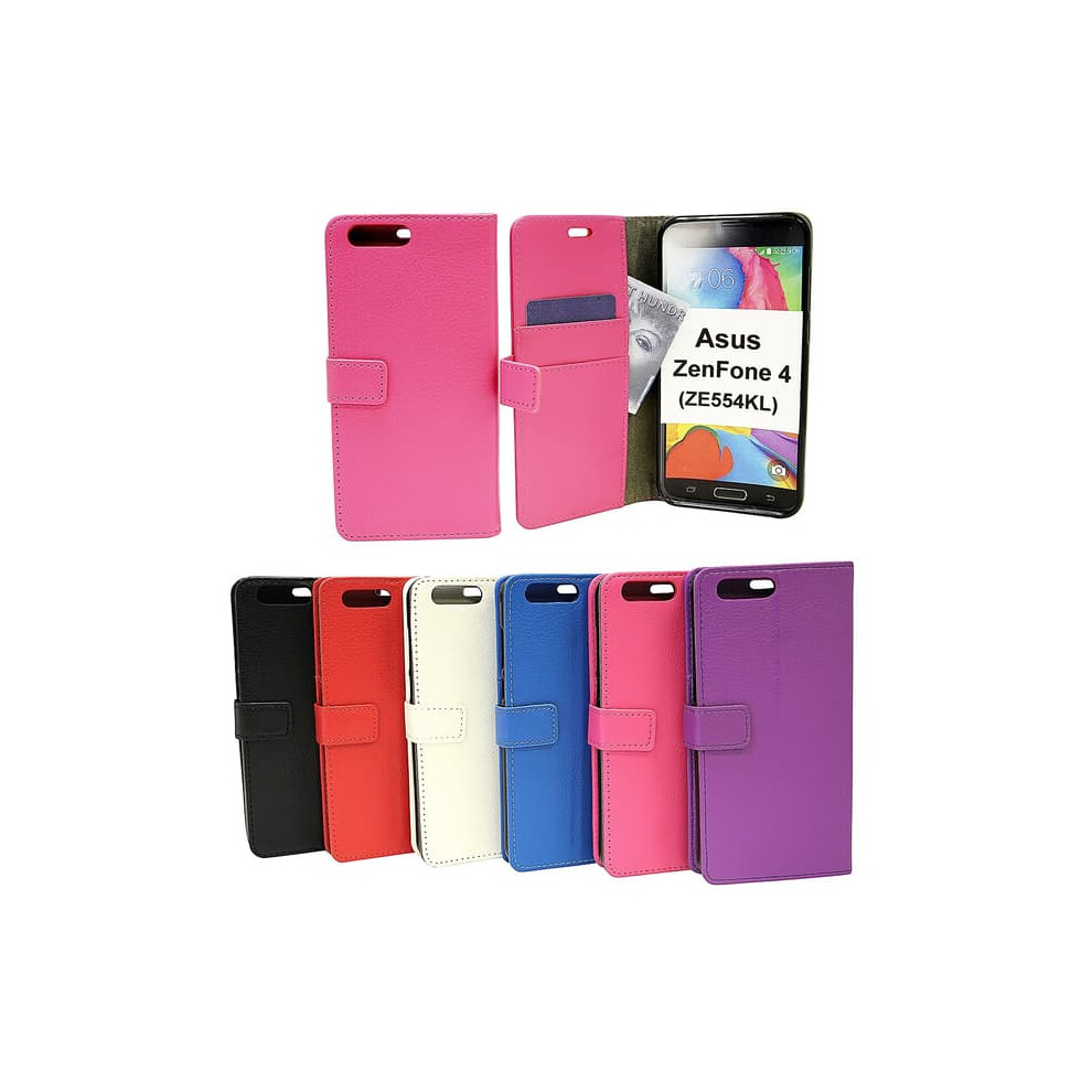 Stand Case Wallet For Asus Zenfone 4 Ze554kl Black 962029701194