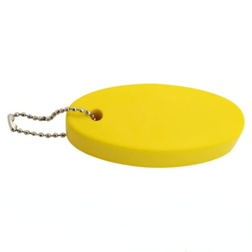 Floating key ring yellow buoy style 1 piece