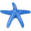 Blue starfish resin aquarium decoration set 1