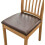 Dining Chair Covers PU Leather Waterproof Brown 1